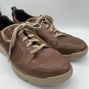 Rockport XCS men’s brown lace-up shoes, size 9.5